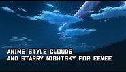 Tutorial: Anime style clouds and starry nightsky in blender
