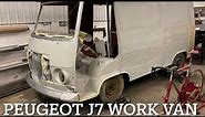 Peugeot J7 - Classic Work Van Bare Metal Restoration - Alfano Frameworks - Part 1