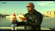 The Rock Trashes John Cena's Merchandise WWE Raw 3.5.12