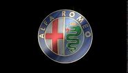 Alfa Romeo 3D holographic logo animation
