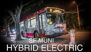San Fransisco HYBRID ELECTRIC Bus Startup || 37 Corbett