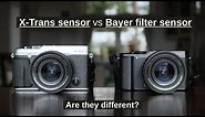 X-Trans sensor vs Bayer filter sensor: Which one has better color and dynamic range?