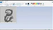 How to flip object vertical or horizontal in paint: How to rotate an image in paint