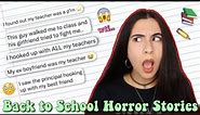 Exposing Back to School Horror Stories (first day back!) | Just Sharon