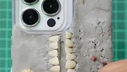 DIY creepy phone case out of your real teeth 🦷