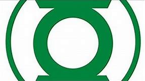 How to draw green lantern logo