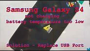 Samsung Galaxy S4 - How to fix " Charging Paused - Battery temperature too low " error