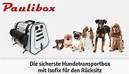 Dog carrier for the car backseat with Isofix ➤ Paulibox