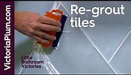How to re-grout tiles | Tiling tips from Victoria Plum