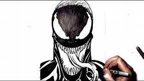 How to Draw Venom | Step by Step