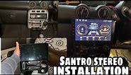 Hyundai Santro xing Stereo Installation | santro modified | Stereo for santro xing, camera 2/32GB