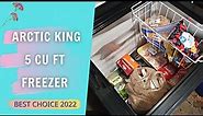 Arctic King 5 cu ft Chest Freezer Review & Test | Best Seller Freezer for Your House