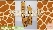 SIMPLE RECYCLED CRAFTS: Cute toilet paper roll giraffe family