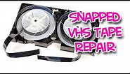 How to repair a snapped VHS Tape: Nowhere Video Productions
