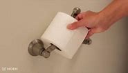 MOEN Align Pivoting Double Post Toilet Paper Holder in Brushed Nickel YB0408BN