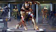 Iron Man 3 - Mark 42 Suit Up Scene - Movie CLIP HD