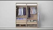 Check out how to get beautifully organised in this wardrobe doors and interiors video