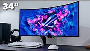 ROG 34" OLED Gaming Monitor: Unboxing + Review (PG34WCDM)