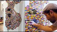 This Artist Creates LEGO Masterpieces Inside Walls