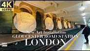 London Underground Art: TFL's Art on the Underground at Gloucester Road Tube Station - 18/05/2023