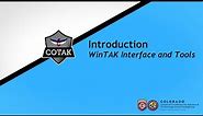 WinTAK Interface and Commonly Used Tools