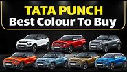 Tata Punch Color Options and Variants : Tata Punch Best Color to Buy ; #TataPunch