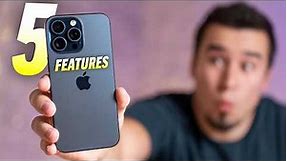 iPhone 15 Pro Max - Top 5 Features!