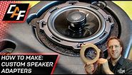 How to Make Speaker Adapter Brackets - ABS Plastic - CarAudioFabrication