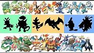 Pokemon Fusion Requests: All Grass Type, Fire Type, Water Type Pokemon Evolutions Gen 1-7
