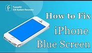 How to Fix iPhone Blue Screen