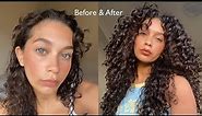 How to get your hair naturally curly from the roots | defined and volumized curls!