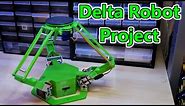3D Printed Delta Robot (Arduino Controlled) 2019