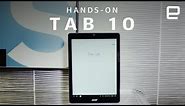 Acer Chromebook Tab 10 Hands-On