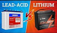 Lead-Acid Vs Lithium (LiFePO4) Batteries for Solar Power