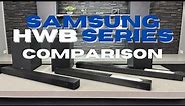 Samsung Soundbar Comparison: HW-B450 vs HW-B550 vs HW-B650