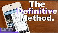 YouTube on iOS 6, The Definitive Method