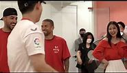 BT-Espana! Sevilla players try K-Pop dancing in Seoul during Korea Tour