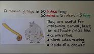 2nd Grade Math 8.8, Choose a Measuring Tool, Ruler, Yardstick, Measuring Tape
