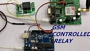 GSM BASED RELAY CONTROL
