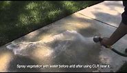 How to clean rust on concrete with CLR Calcium, Lime & Rust Remover