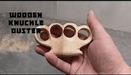 Woodworking How to make a diy craft Wooden Knuckle Duster Fast
