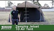 *NEW* Zempire Jetset 10 Air Dome Tent Setup, Features & Review | Terrific spacious family tent!