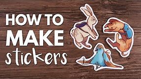 How to Make Stickers From Home // Tutorial