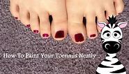 How to Paint Your Toenails Neatly
