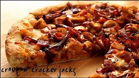 BBQ Chicken Pizza w/ Balsamic Onions and BACON!!