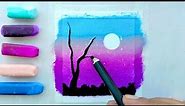 Very Easy Soft Pastel Drawing Tutorial For Beginners || KB_Artmix