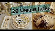 NEW YEAR'S TABLESCAPE IDEAS | TABLE DECOR FOR NEW YEARS #Vlogmas