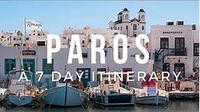 7 Days In PAROS, GREECE | A Travel Itinerary (without a car!)