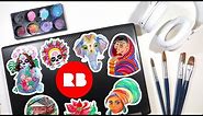 How to Make STICKER PACKS on Redbubble