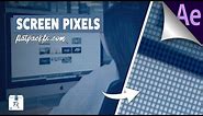 Vox Animation TV Pixels Effect | Adobe After Effects